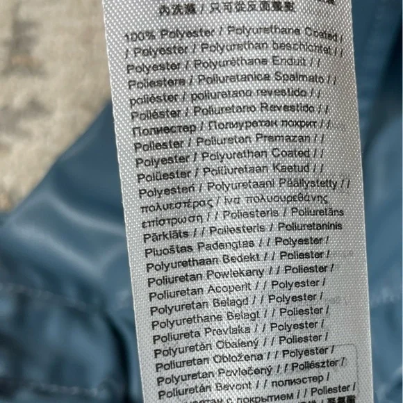 EDC Teal Blue Highrise Vegan Leather Jogger Pants  Elastic Waistband Size 6 - Picture 11 of 17